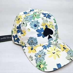 NWT Kate Spade French Cream Floral Cap